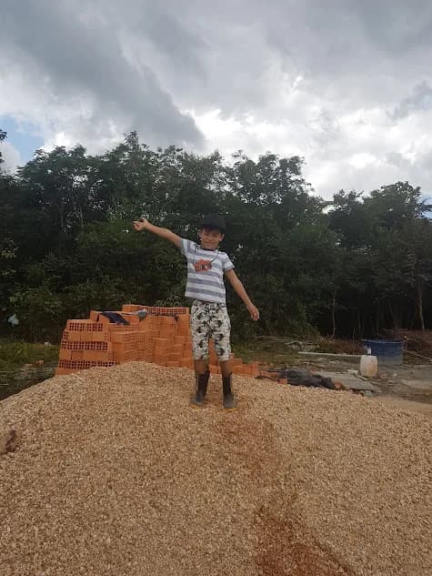 Obra do espaço de acolhimento